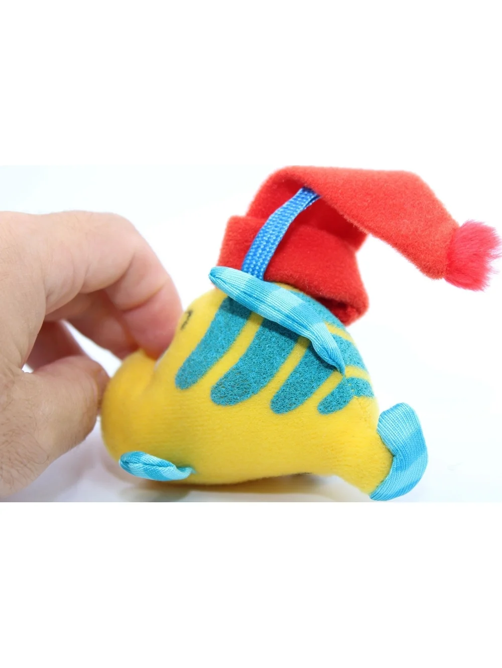 Vintage Disney Little Mermaid Holiday Flounder Plush McDonald's Happy Meal Toy